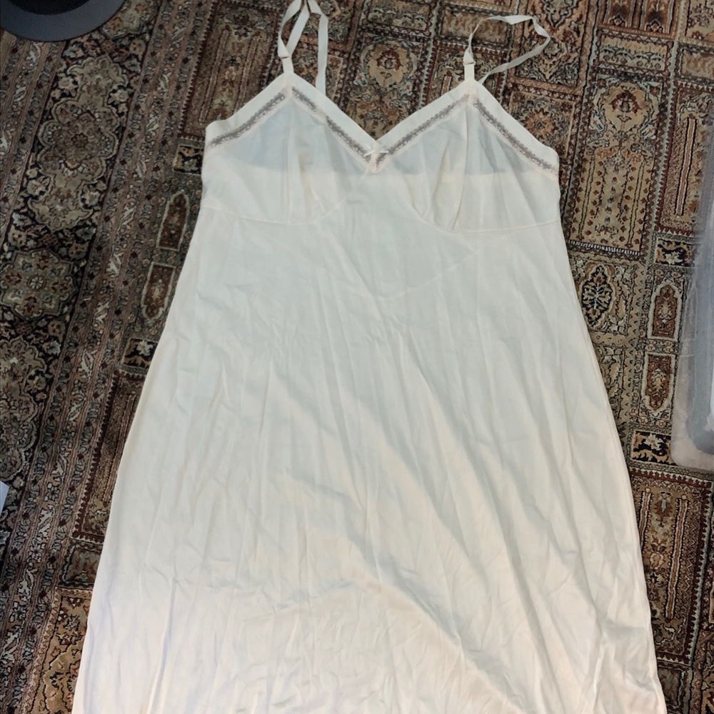 dainty midi slip dress